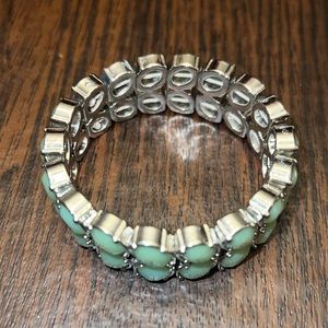 Sea Foam Green Stretchy Bracelet